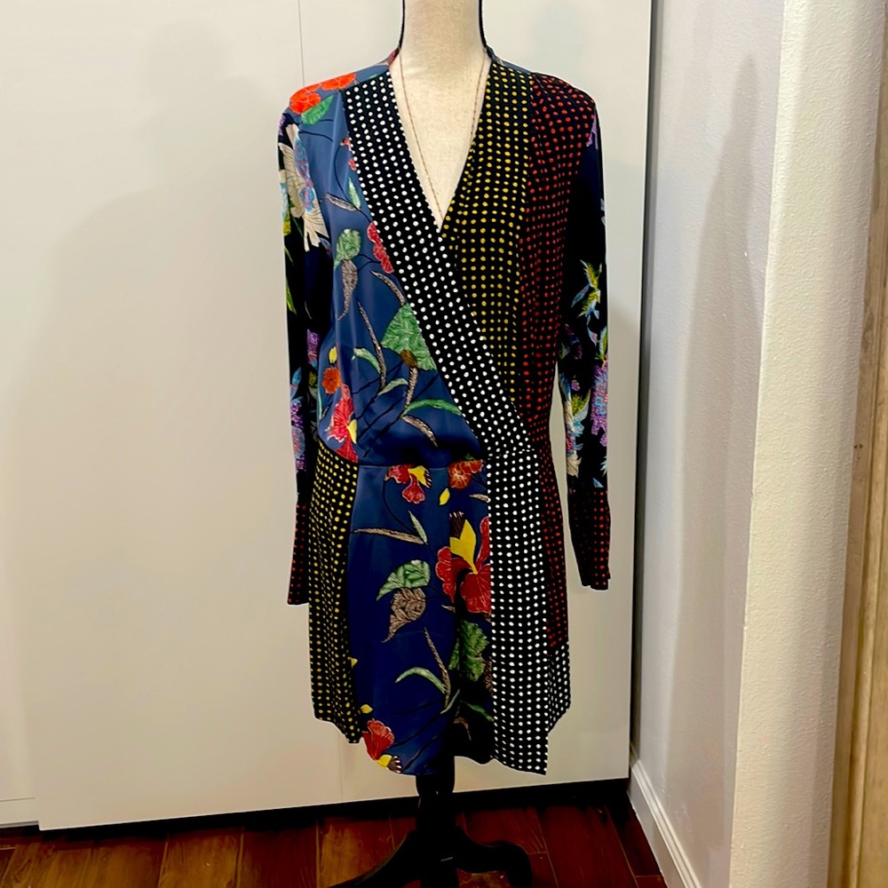 Diane Von Furstenberg silk dress S
